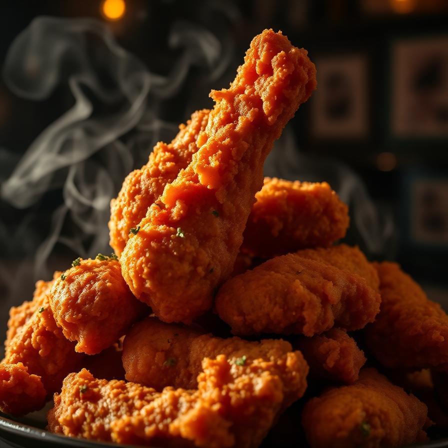 Chicken fried with Mix Pro masala