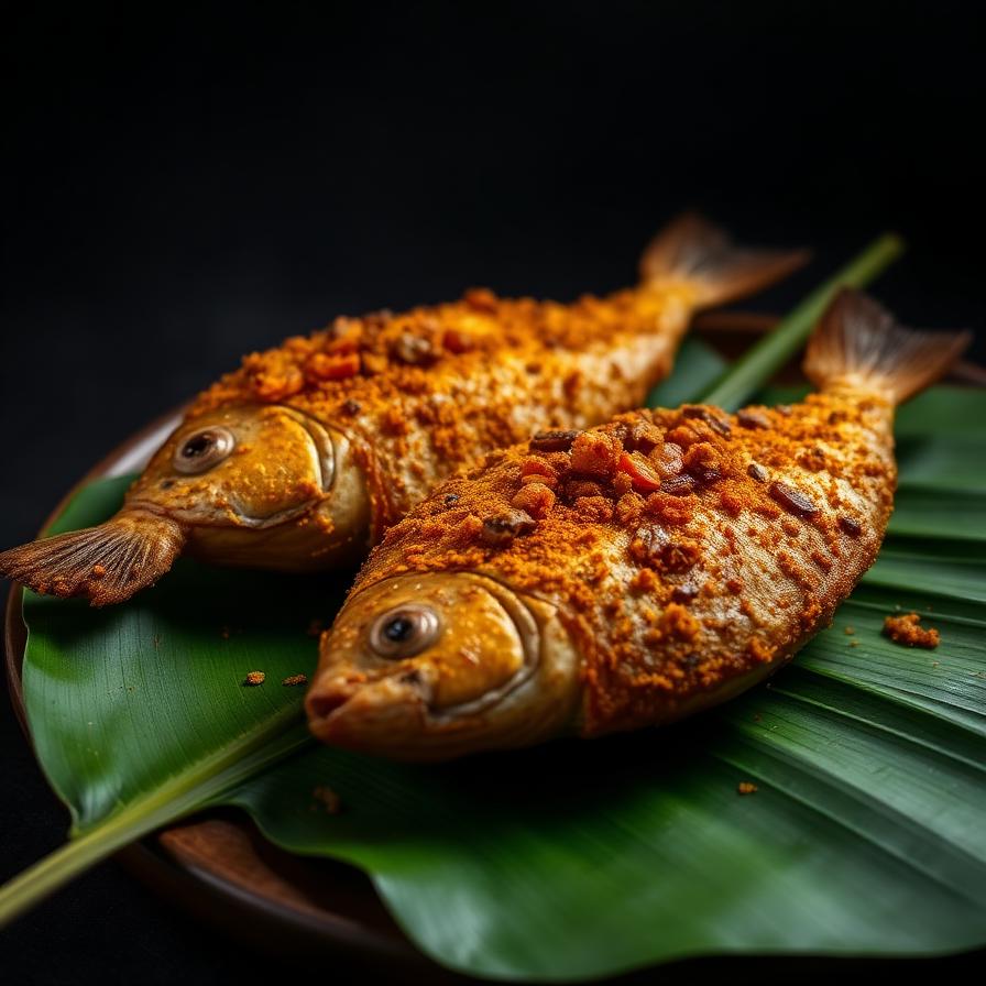 Fish fried with Mix Pro masala